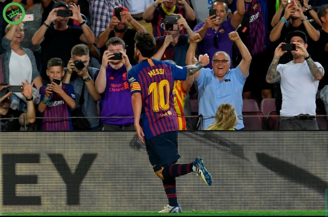 Een persoon die Messi echt heeft zien scoren