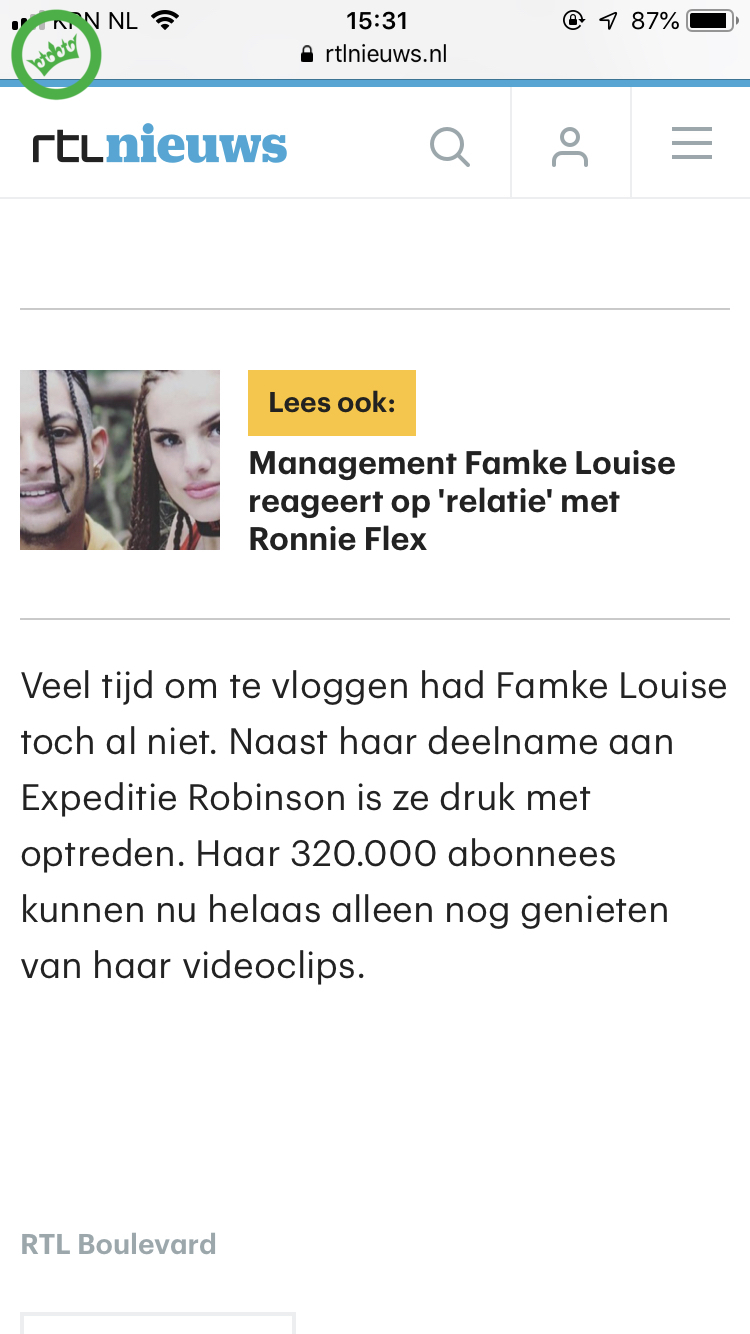 Famke Louise verwijdert alle vlogs