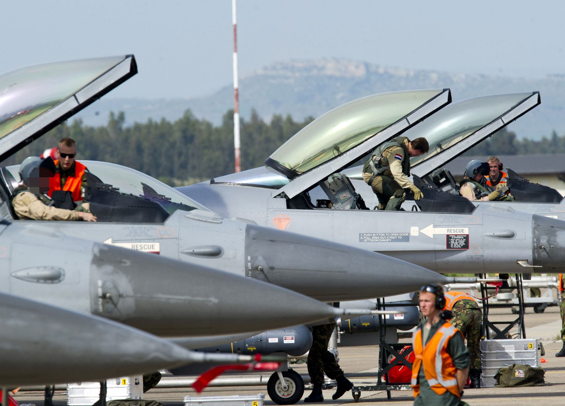 F-16's klaar voor missie Libie