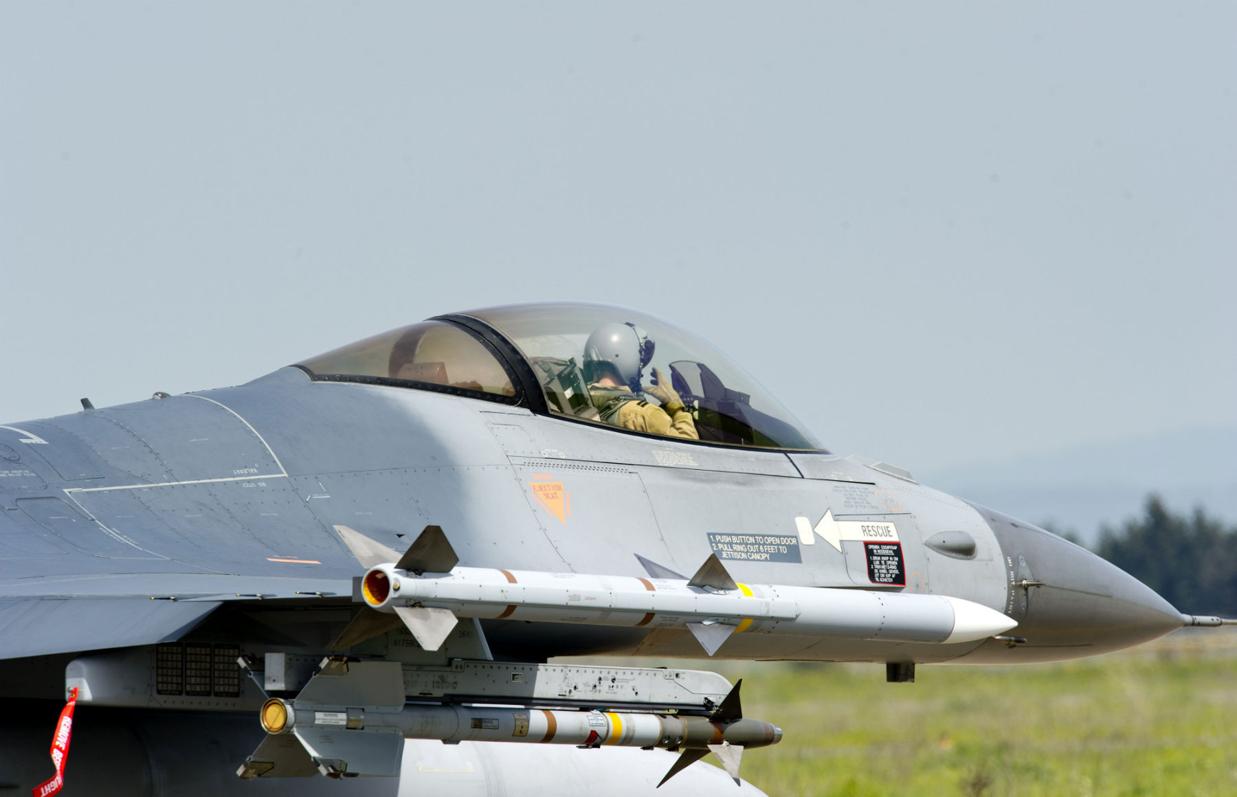F-16's klaar voor missie Libie