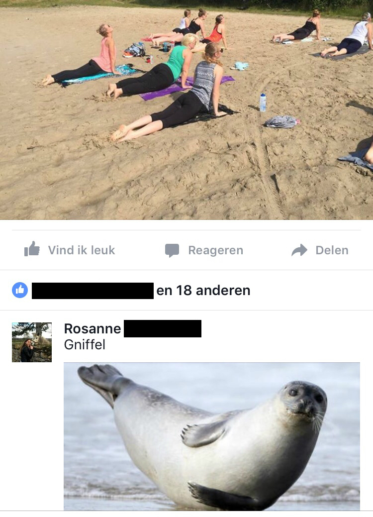 Rosanne doet het gewoon