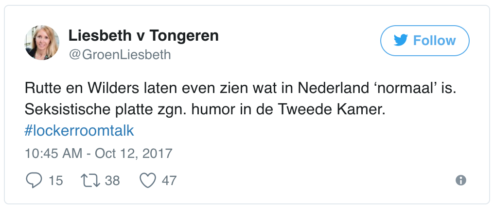 Liesbeth kan niet lachen om Rutte en Wilders