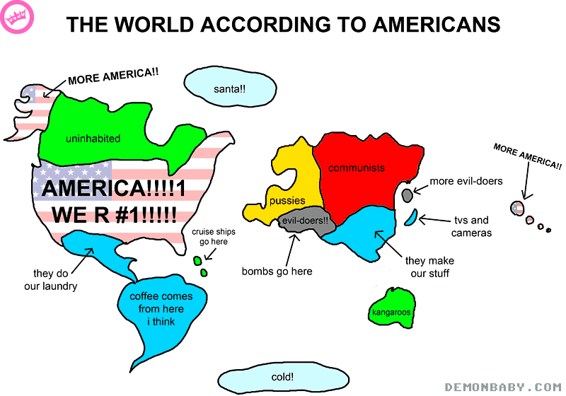 Kaart der Wereld