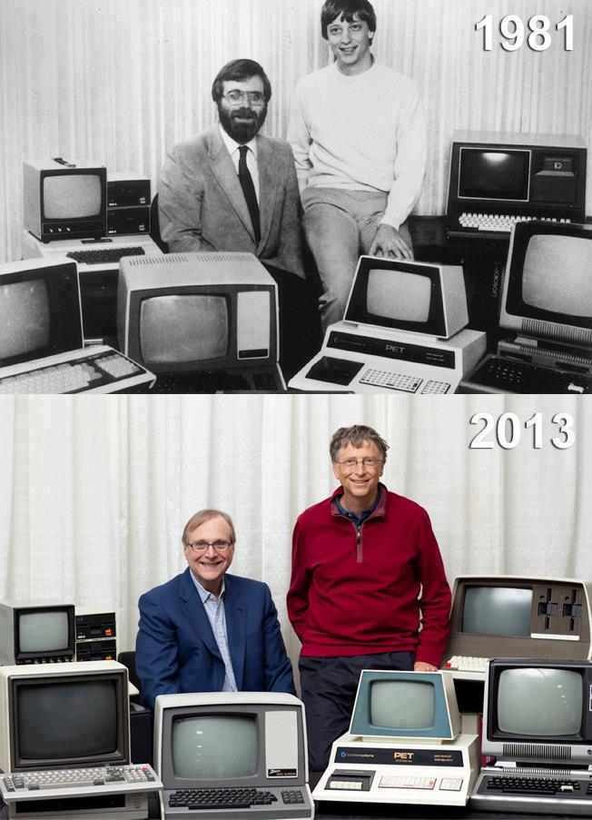 Bill Gates en Paul Allen doen het nog keer