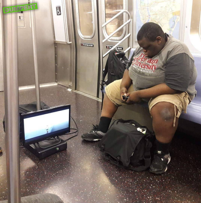 Ondertussen in de New York Metro