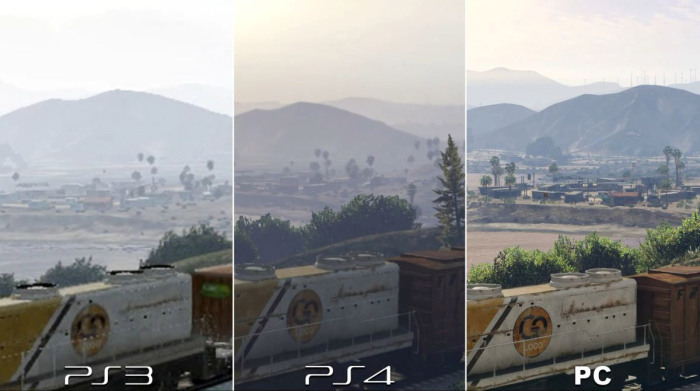 GTA graphics vergelijken