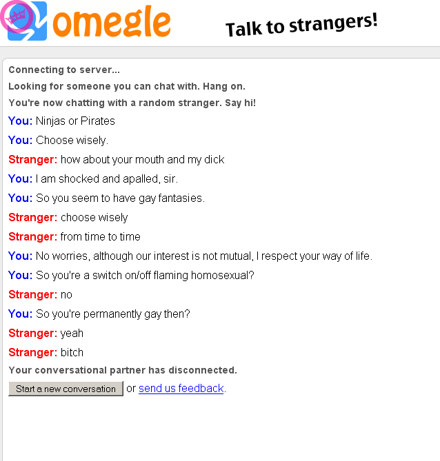 Owned op Omegle.