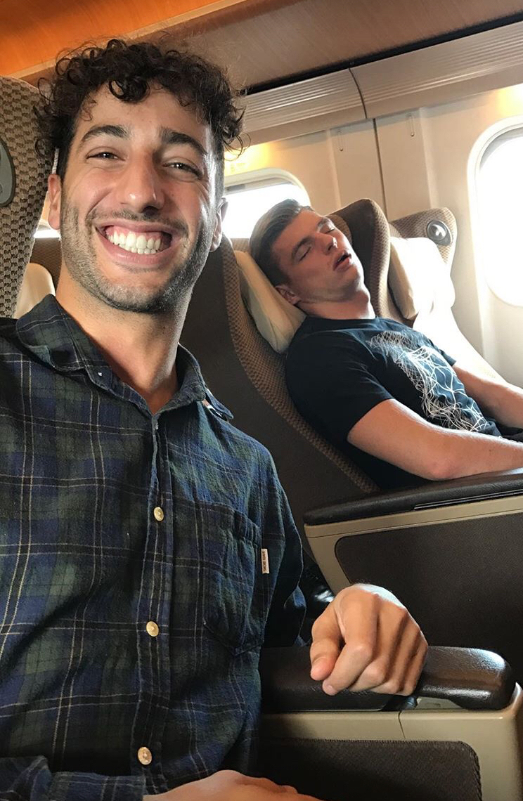 Selfie van Ricciardo