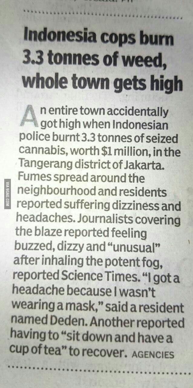 Politie Jakarta maakt foutje