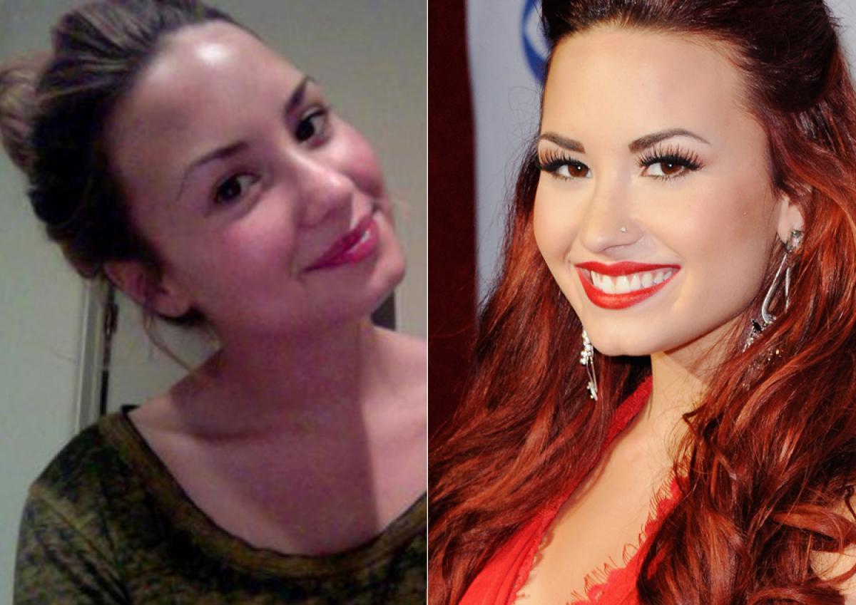 Demi Lovato without make up
