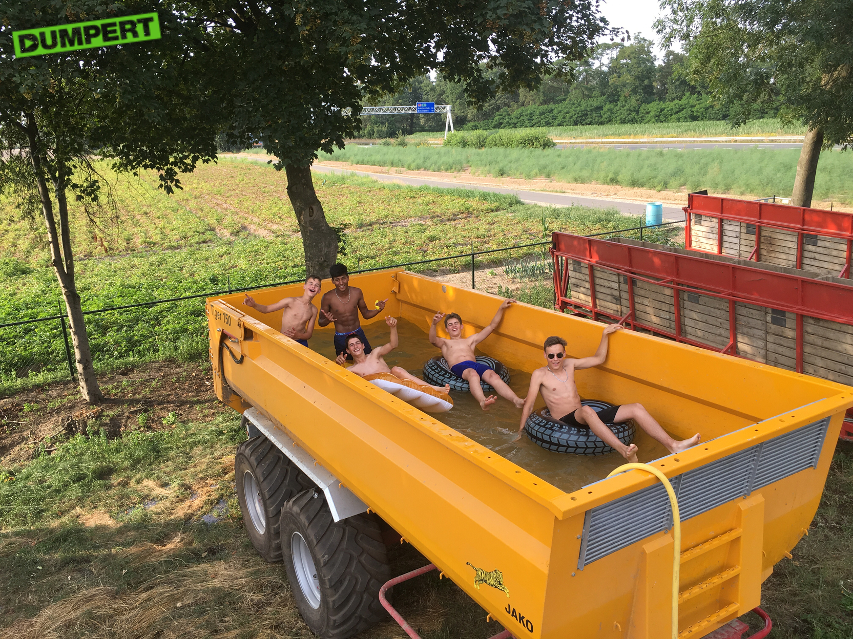 Afkoelen op het platteland