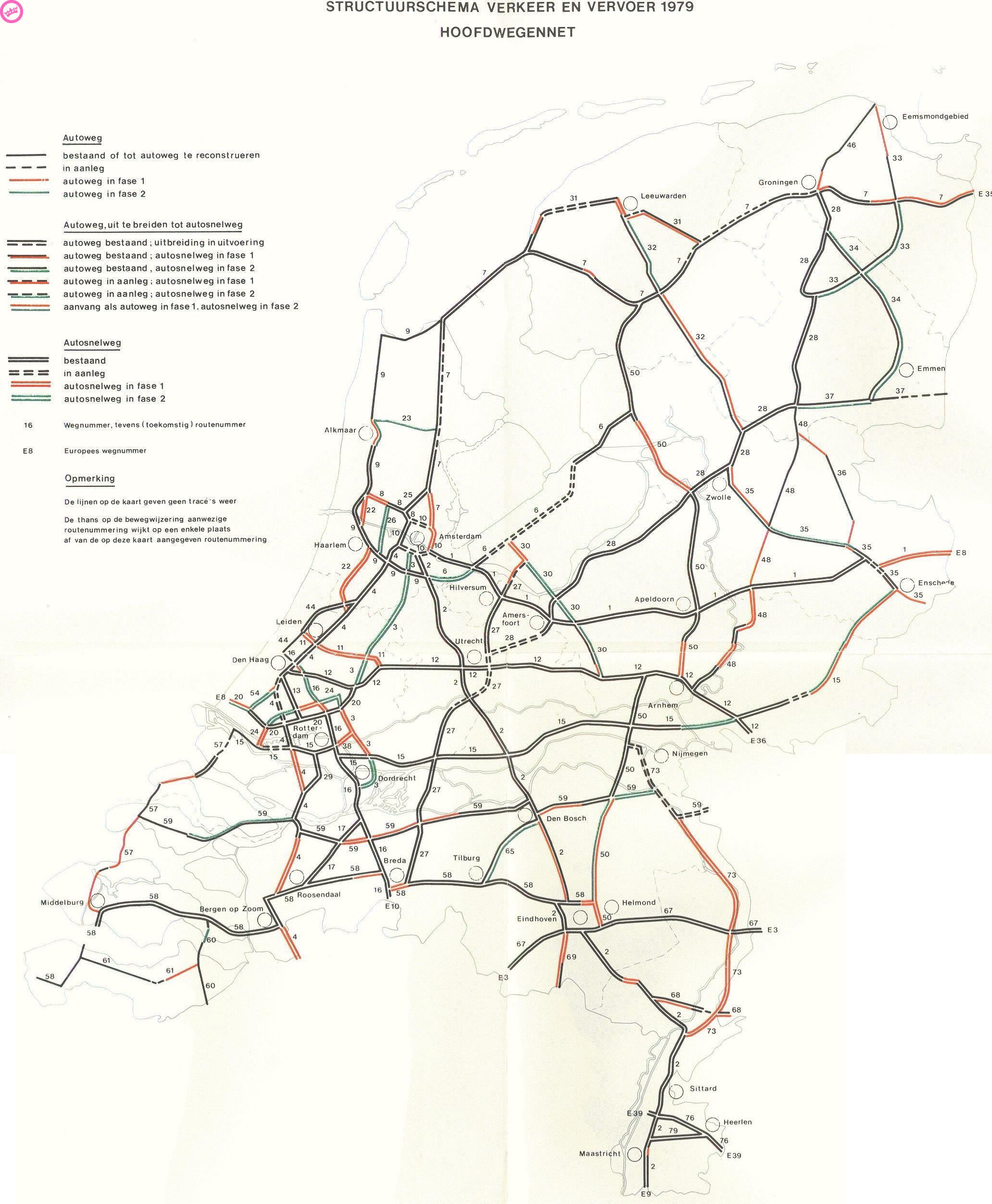 Rijkswegenplan 1970