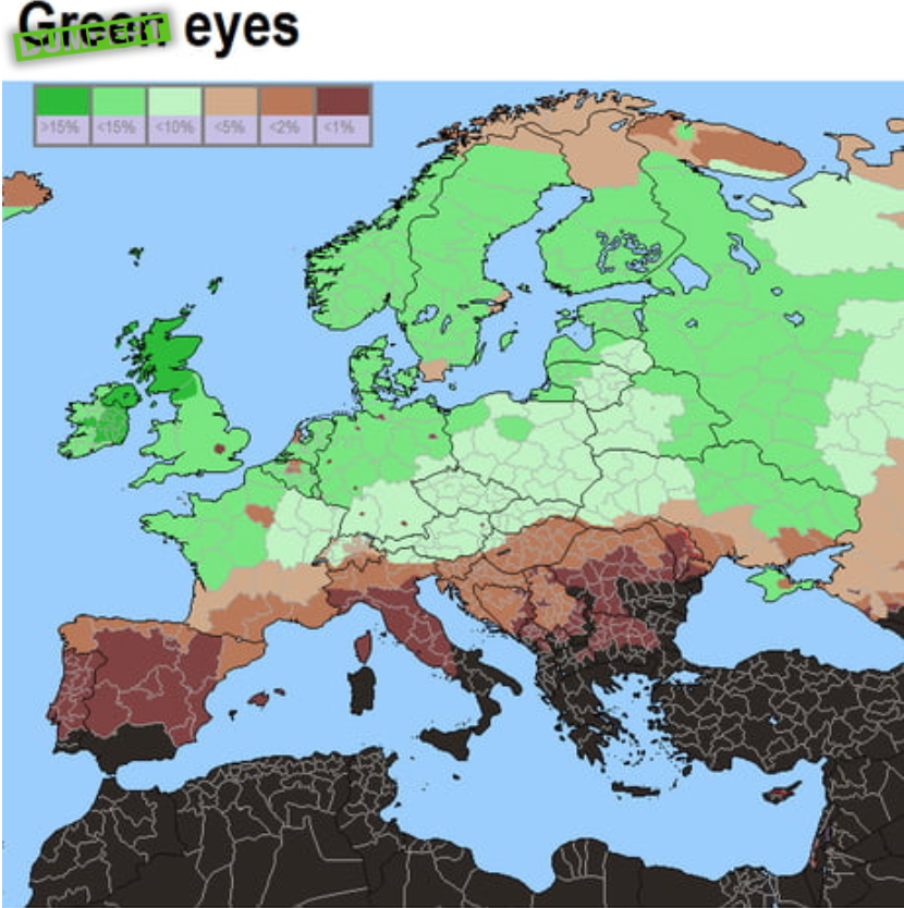 Kleurtjes in Europa