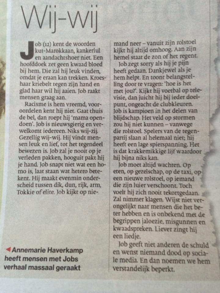 Ben jij beperkt?