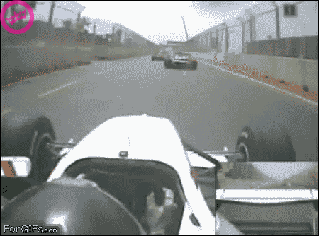 Mega Formule 2 crash uit het archief