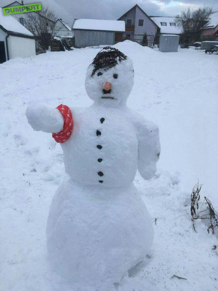 Ein sneeuwpop gemacht!