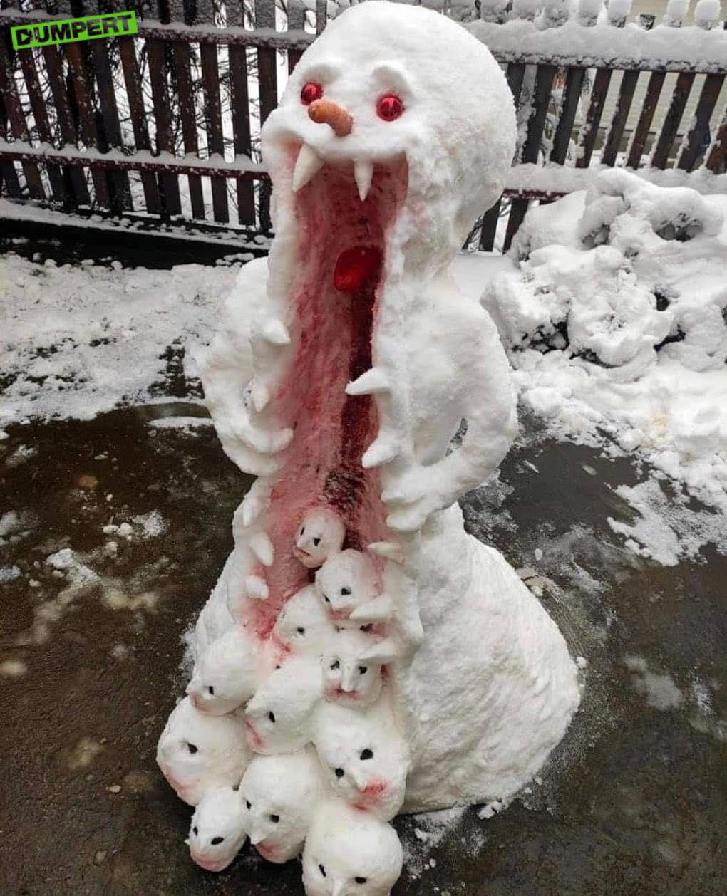 Sneeuwpop maar dan leuk