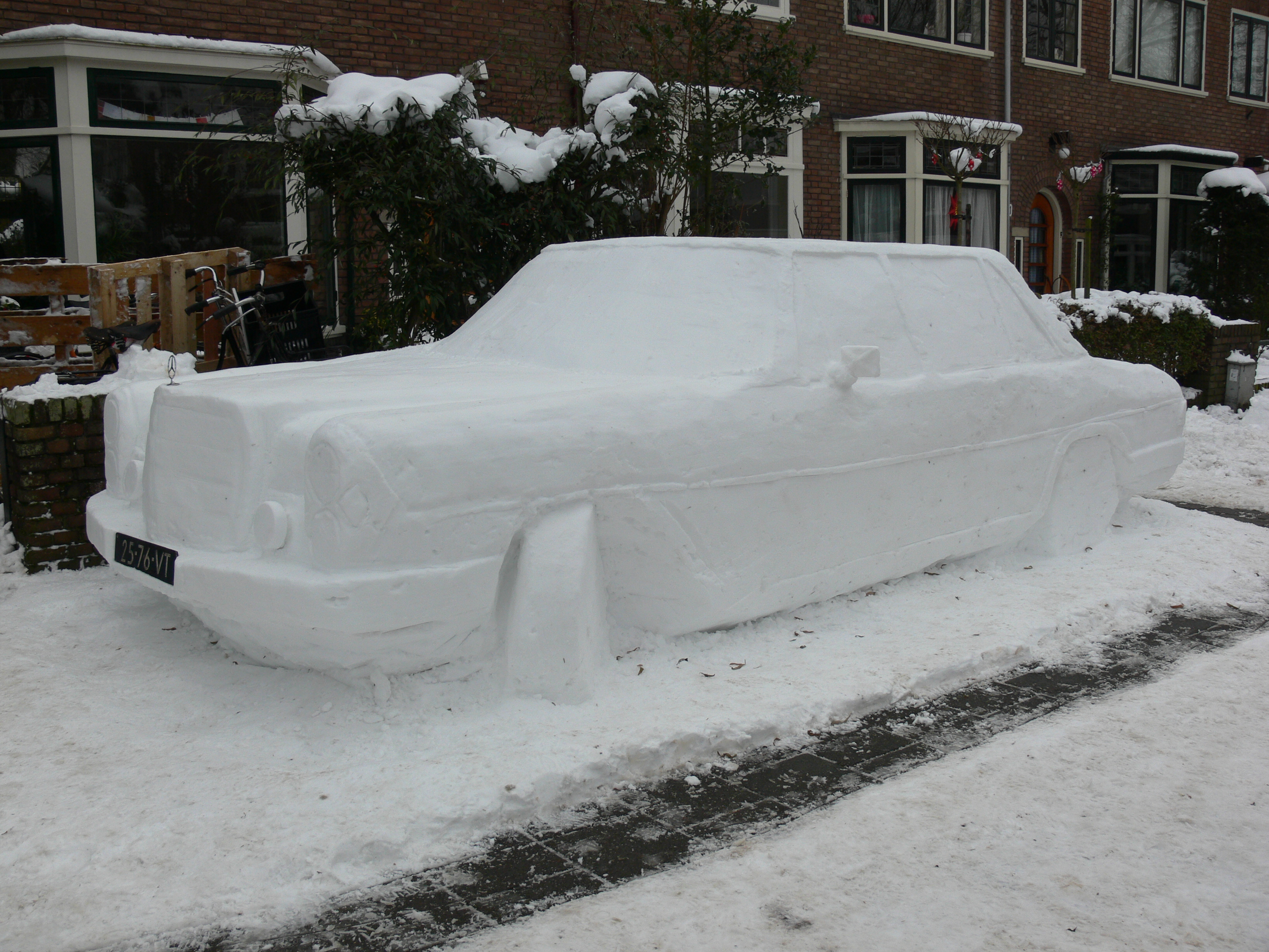 Rentmeester Maak plaats laden dumpert.nl - Auto van Sneeuw