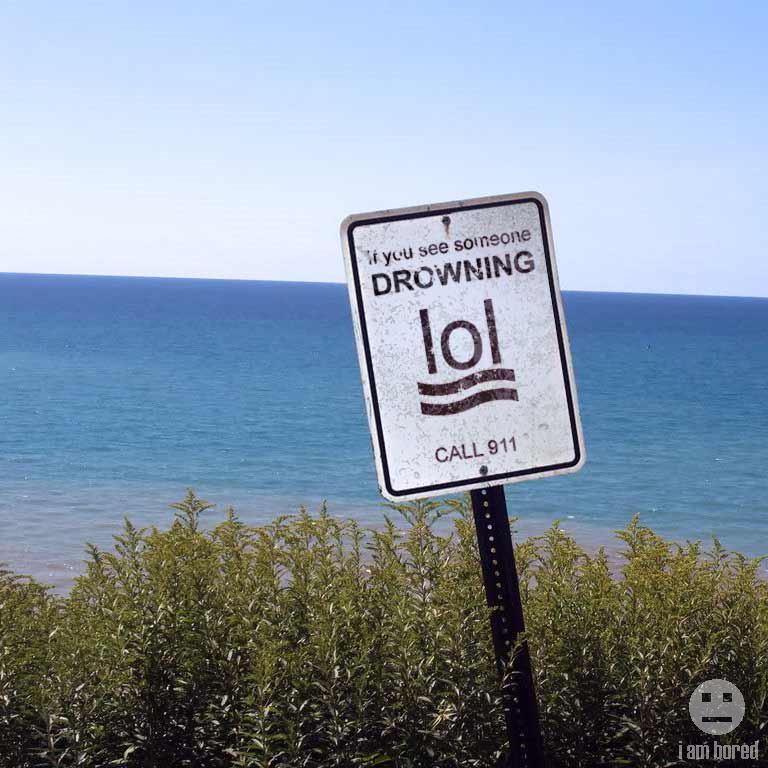 If you see someone drowning