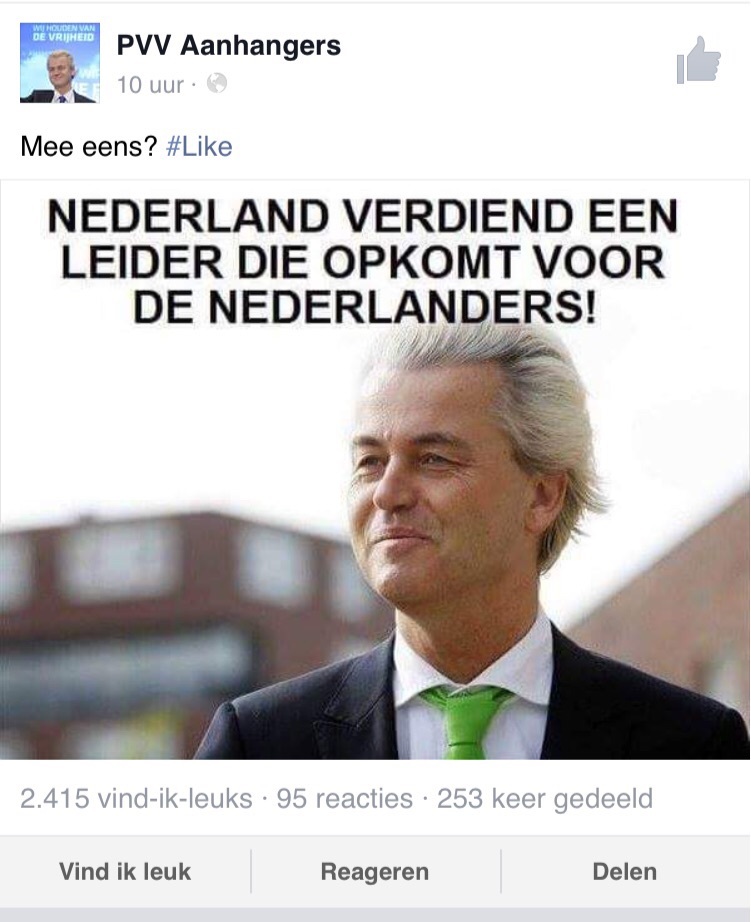 PVV'ers gonna PVV
