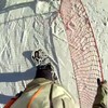 First person snowboarden