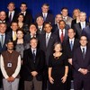 Obama verpest groepsfoto
