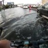 Fietser vs. Overstroming