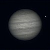Jupiter animatie in infrarood