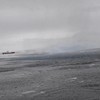 Uit elkaar vallende ijsberg in Antarctica