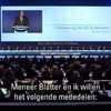 UEFA-voorzitter Platini spreekt