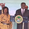President Kibaki (Kenia) geeft persco