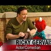 Ricky Gervais bij Elmo op bezoek