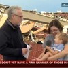 Christenmeneer interviewt tornado-slachtoffer