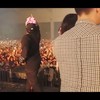 Skrillex kopt decor tijdens concert