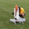 RC Space Shuttle Lancering