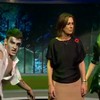BBC Newsnight anchor Kirsty Wark doet een dansje mee op Thriller