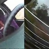 Vrouw geeft geen fuck om crash