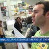 Julian Assange speaks at SXSW