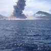 Grote vulkaanboem in Papua