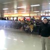 Robert Downey Jr komt aan in Zuid Korea