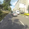 Russische motorchick vs vervuiltuig