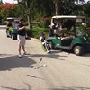 Golfer kapt ermee