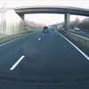 Crashen op de snelweg in de UK