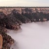 Grand Canyon doet gek met wolken