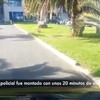 Politie escorteert ambulance in Las Palmas