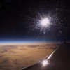 De zonsverduistering vanuit de stratosfeer