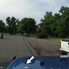 Jeep met dashcam gejat. Crasht tegen paal