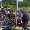 Zware valpartij Tour de France #tdf