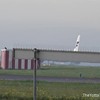 Airbus A350 landt op Schiphol