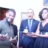 Obama zingt voor Usher